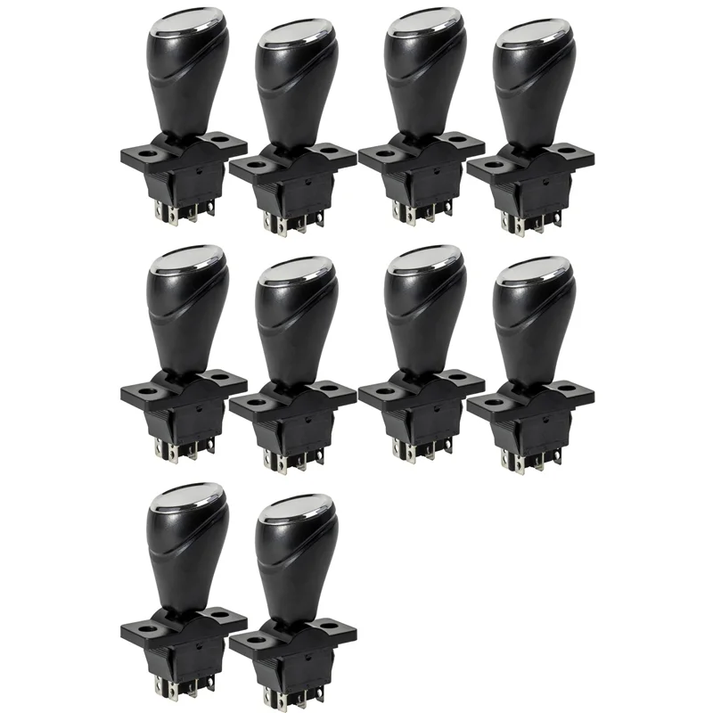 10 قطعة سيارة كهربائية للأطفال عصا التحكم سيارة ممتص للصدمات إلى الأمام عكس التبديل على السيارة إلى الأمام والخلف التبديل (الولايات المتحدة)