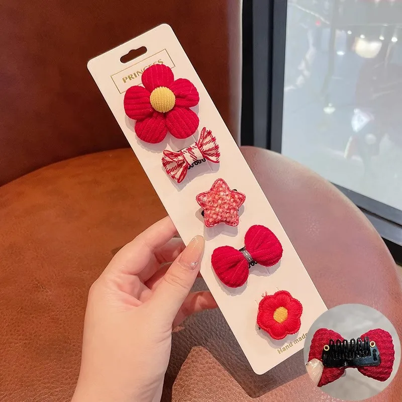 

Pet Hair Clip Set Cat Dog Hairpins Cute Small Hair Clips Puppy Hair Accessories Lovely Bow Hairpins for Small Pets Gift Box