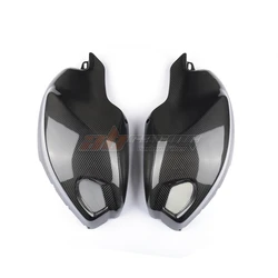 Gas Tank Side Covers Trim Fairings Cowl  For Ducati Monster  696 795 796 1100  Full Carbon Fiber 100%