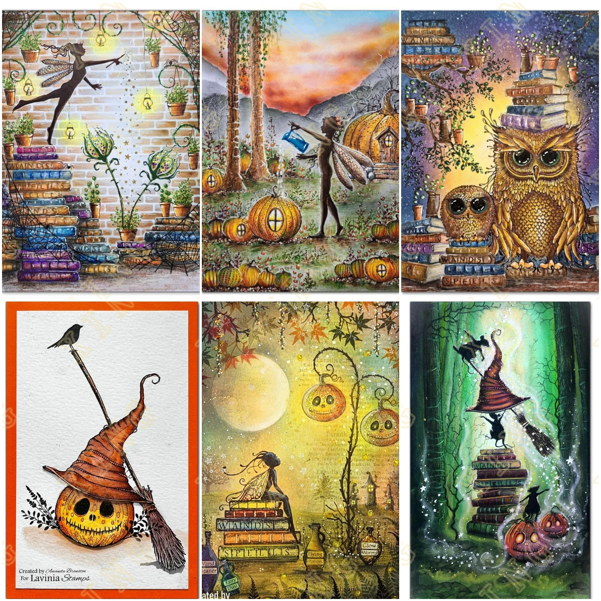 

2026 Halloween Pumpkin Broomsticks Stamp Scrapbooking New Make Photo Album Card Diy Paper Embossing Craft Supplies