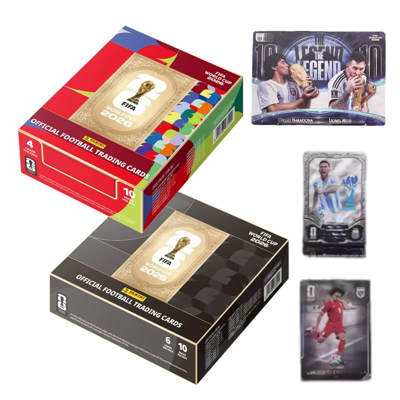 PANINI & KAYOU 2026 Tarjetas Coleccionables Originales FIFA de Estrellas del Fútbol, Tarjetas Oficiales de Jugadores, Regalo para Aficionados