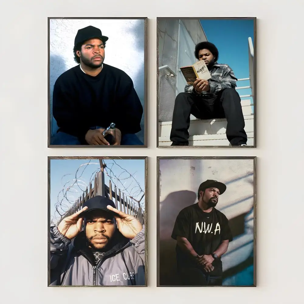 Rapper Singer I-ice Cube Poster Waterproof Canvas Art Wrinkle Free Wall Hanging For Home Living Room Bedroom Decor