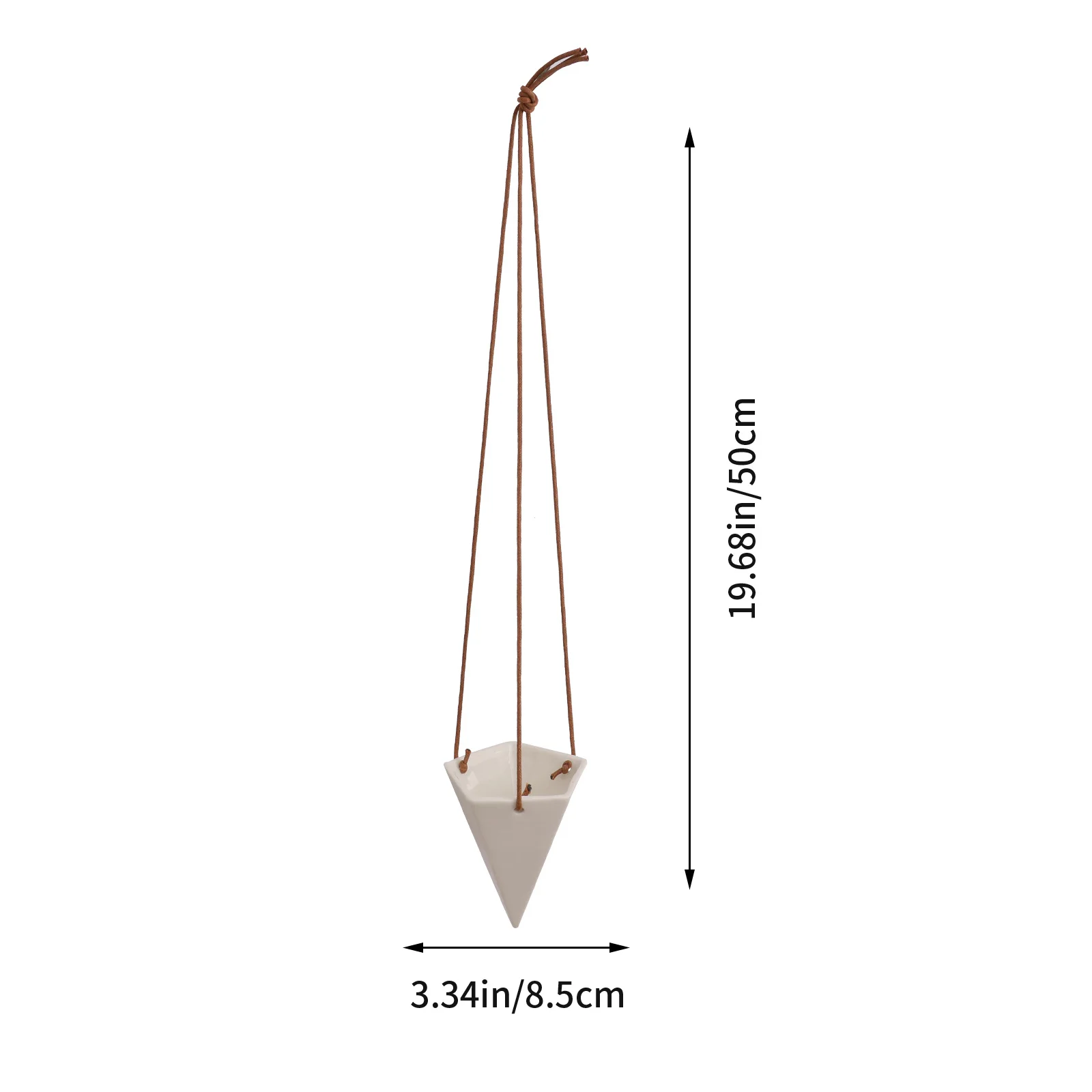 2 قطعة زهور معلقة أسلوب بسيط حاوية نباتية متينة للمنزل والمكتب وشرفة وفناء سطح المكتب تستخدم أصيص زهور من النوع المعلق