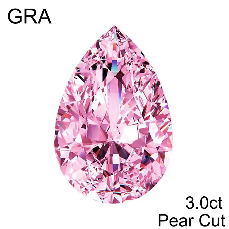 Pink Loose Moissanite 100% Real Lab Gemstone Stones For Women Jewelry Diamond Ring Material GRA Round/Pear/Emerald/Oval Cut - Image 9