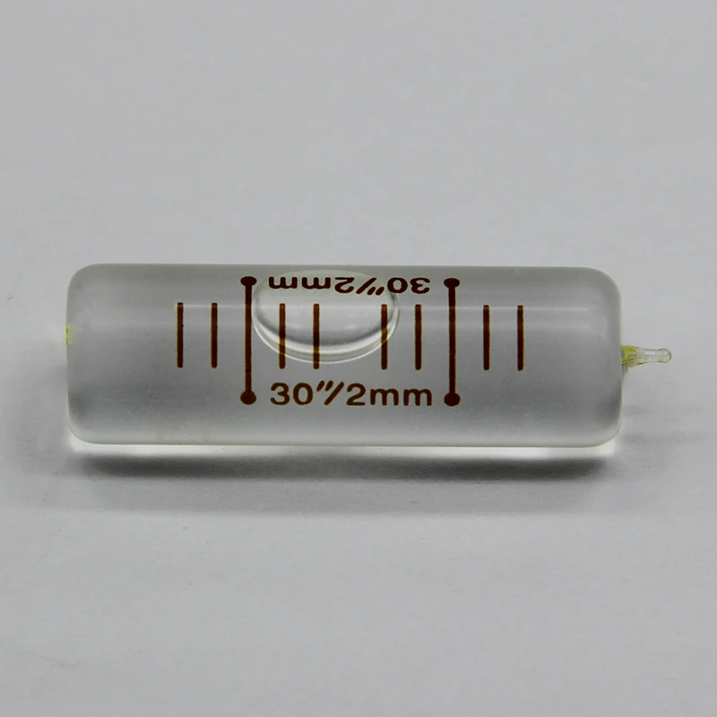 Burbuja de nivel largo de vidrio 30 "/2mm de nivel de burbuja teodolita de alta precisión
