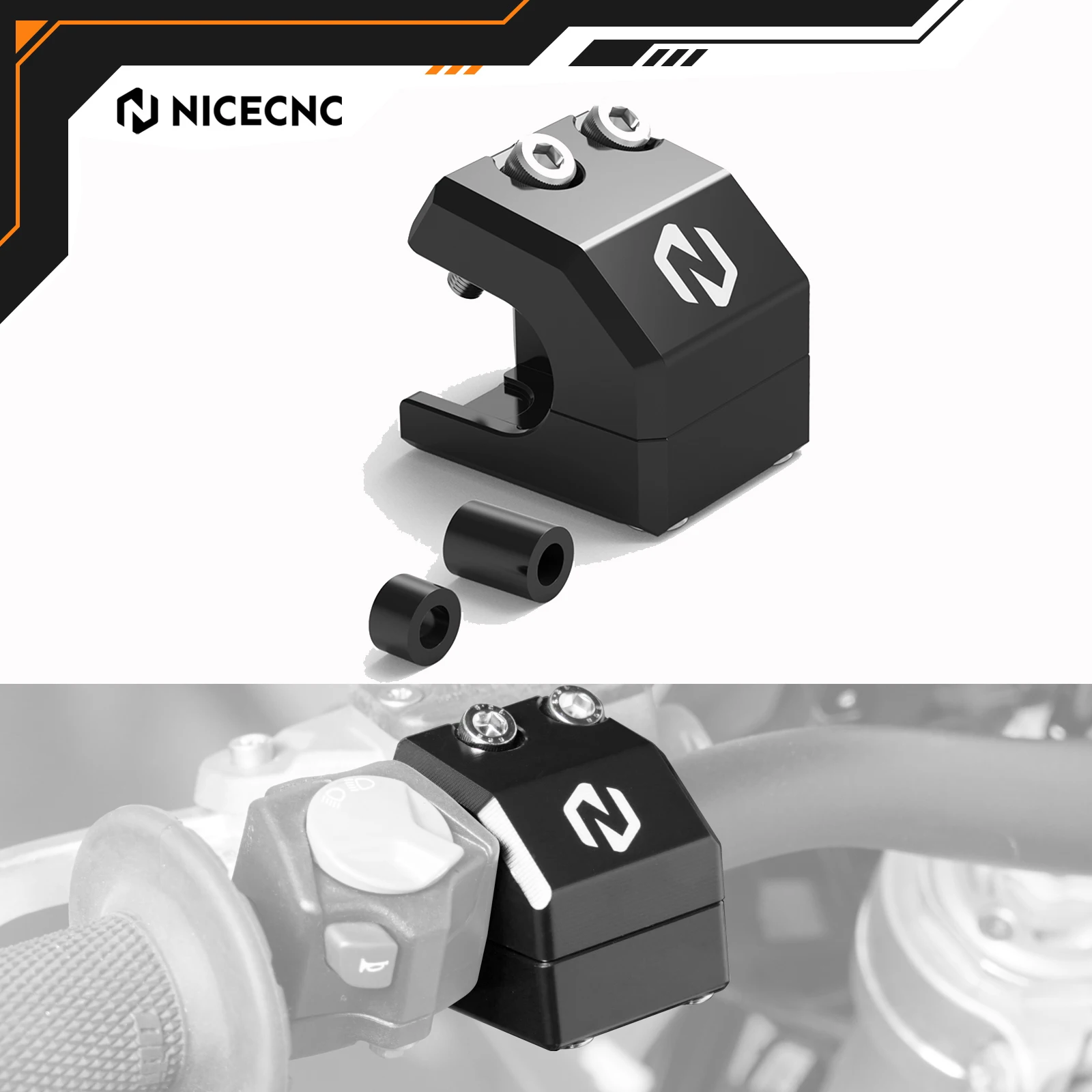 

NICECNC For GasGas EC 300 EC250 EX300 EX250 EC250F EC350F MC125 MC250 2024-2025 Front Clutch Master Cylinder Protector Clamp Kit
