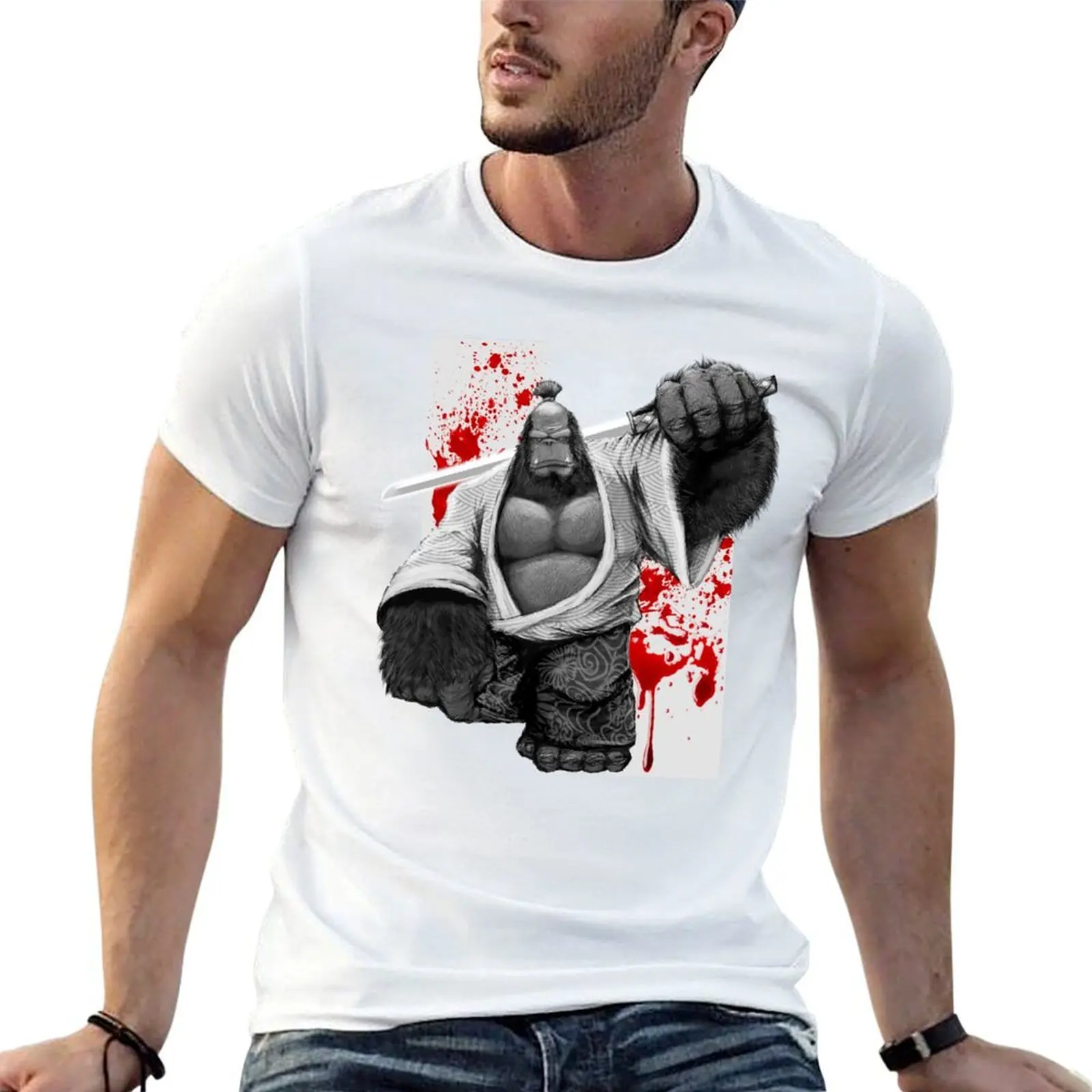

GSTATUS: Gorilla Bushido T-Shirt t shirt man designer t shirt man luxury T-Shirt