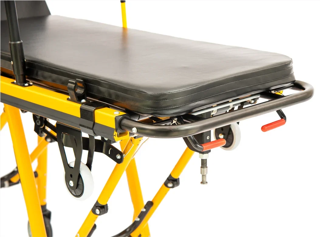 نقالة تحميل إسعاف أوتوماتيكية من الفولاذ المقاوم للصدأ للإسعافات الأولية في حالات الطوارئ وإنقاذ الصدمات الثقيلة والنقل الآمن #3