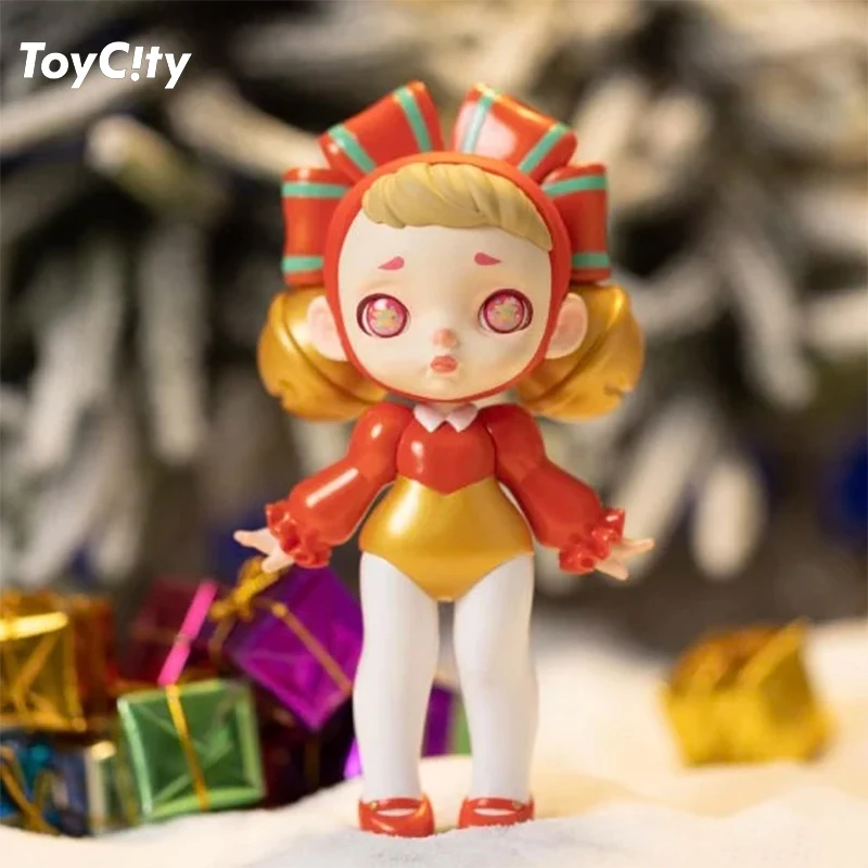 Originální toycity laura vánoce limitovaná edice řada zaslepený skříňka hraček kawaii anime akce schéma sbírání děvče nový rok dárky