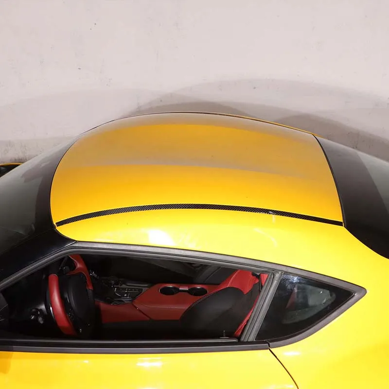 

For 2019-2025 Toyota Supra MK5 A90 Car Roof Door Edge Trim Molding Strip Soft Carbon Fiber Sticker Car Accessories