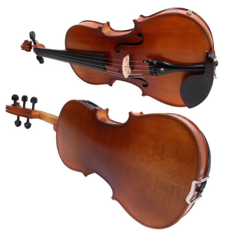 

Brown colors 5 strings 15"-16"electric acoustic viola,Wonderful Sound