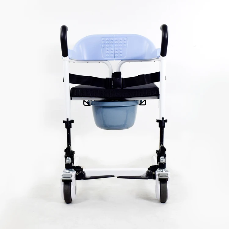 

Hot Sale with Toilet Transfer Commode Adjustable Bath Chair Hospital Nursing for Elderly and Disabled