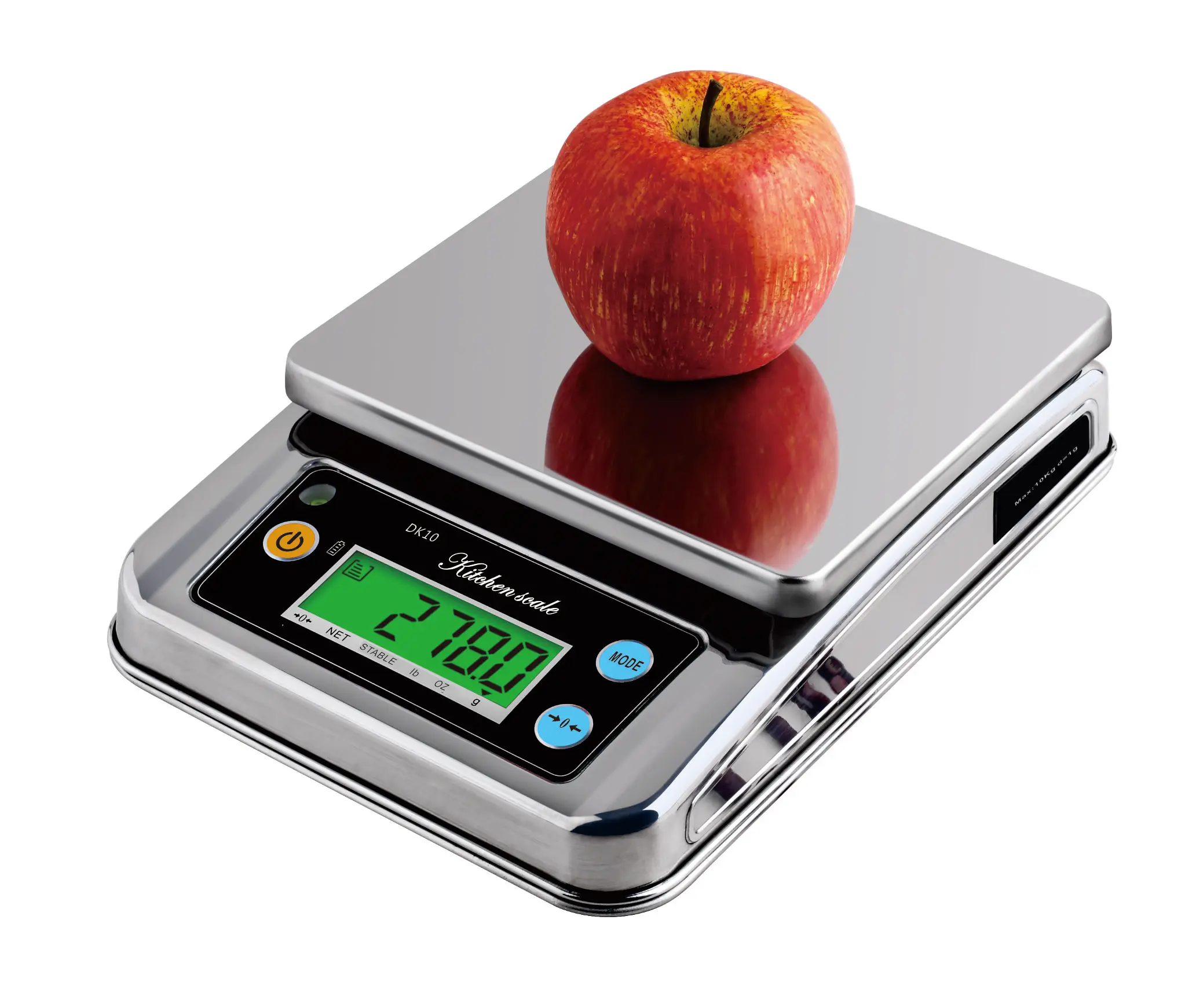 DK10 Digital  Complete  stainless Kitchen Scale  weighing scale 10 Kg 1g Food Scales Digital Weight Gram and lb Oz Scale