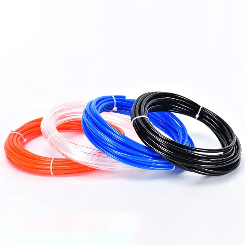 1/2/5/10Metre Polyurethane Flexible Tubing Pneumatic PU Pipe Tube Hose - Air Chemical Fuel Oil OD 4mm~16mm Compressor Hose