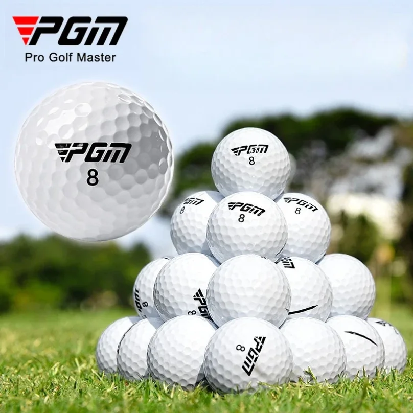 pgm-10pcs-golf-practice-range-special-double-layered-balls-strap-aiming-line-high-rebound-long-distance-low-inverted-spin-q031