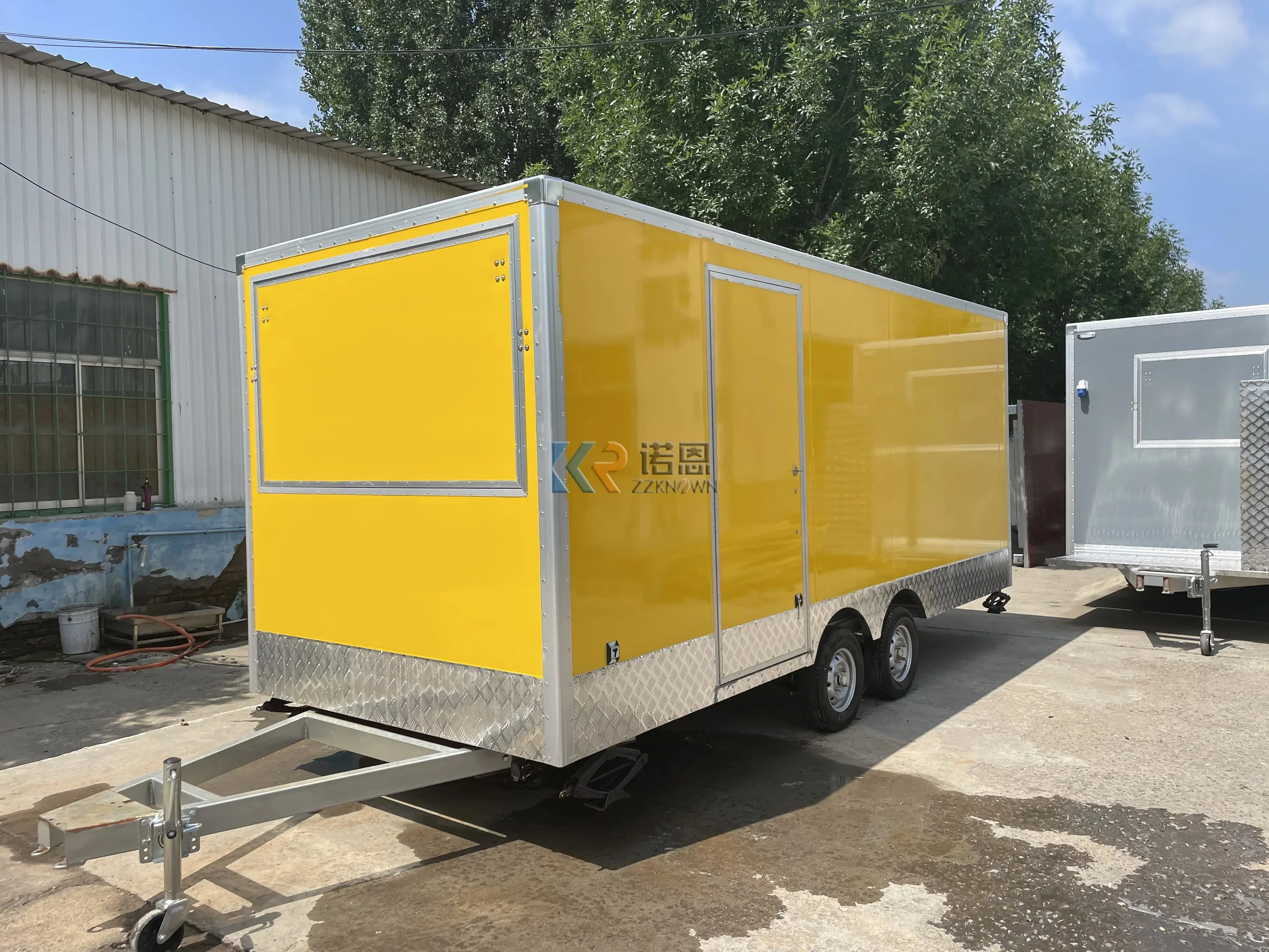 OEM مقطورة طعام متنقلة معدات كاملة مخصصة شاحنة طعام كشك فان الشارع مع شهادة CE DOT