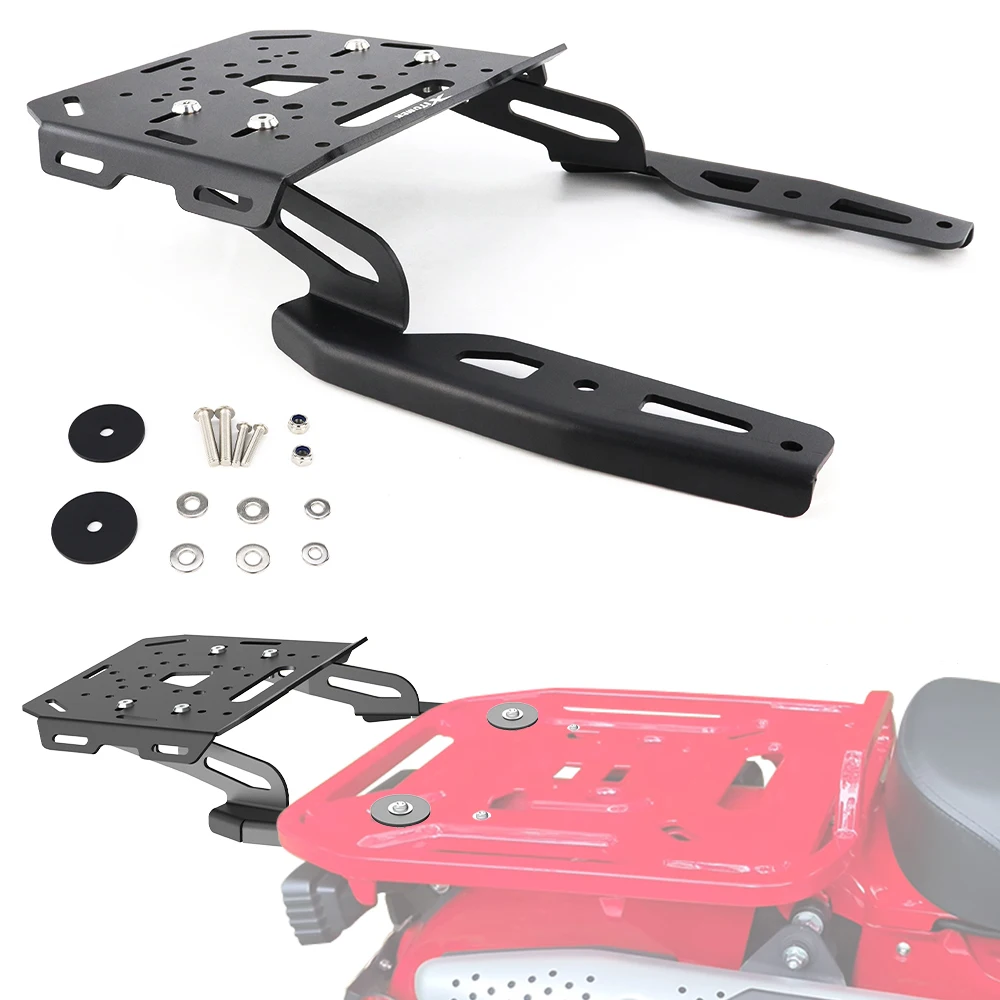 

For Honda CT125 Trail / 125 Hunter Cub 2021-2025 Motorcycle Rear Luggage Rack Cargo Top Case Rear Rack Carrier Shelf Bracket