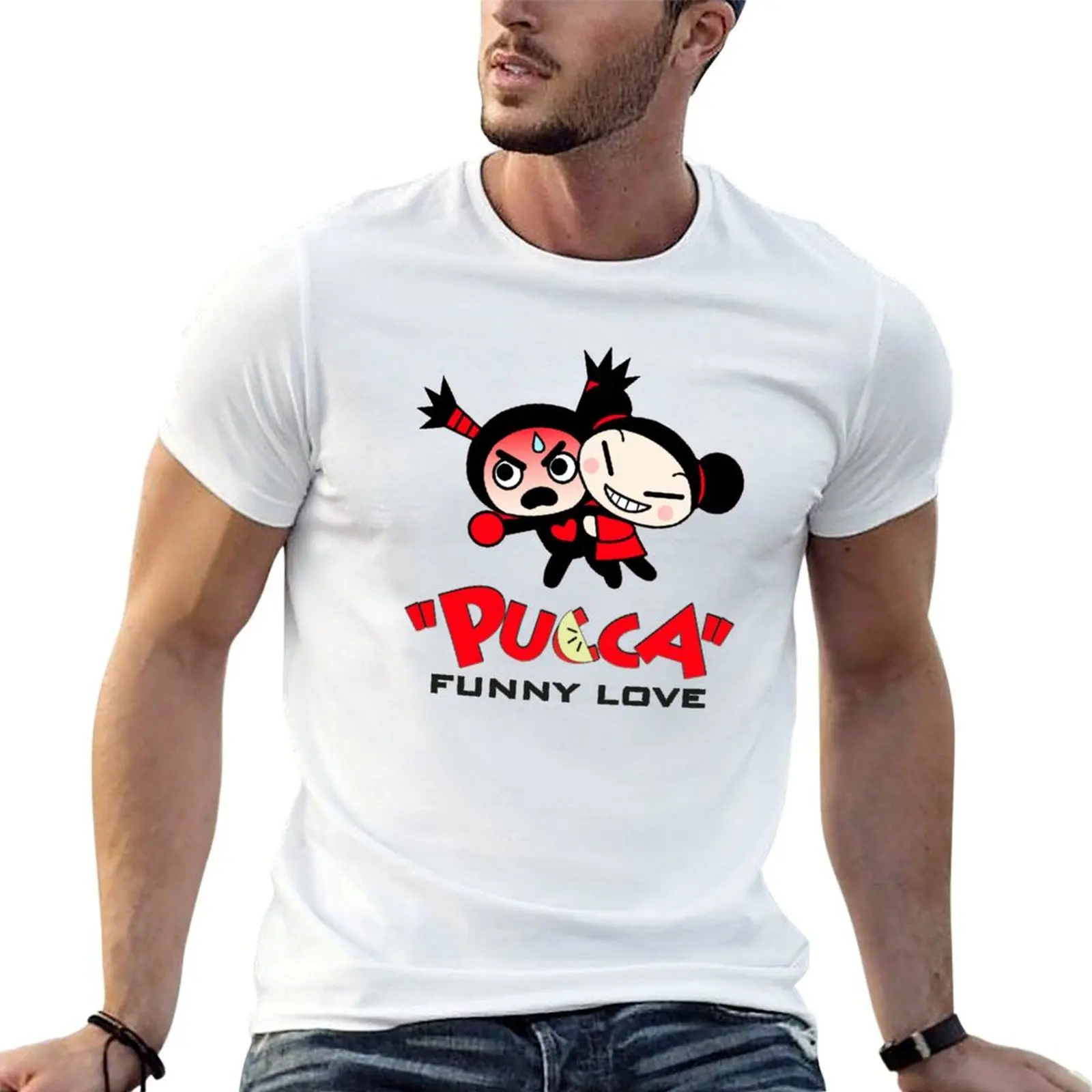 

funny love pucca T-Shirt t shirt man casual man t shirts for men casual T-Shirt