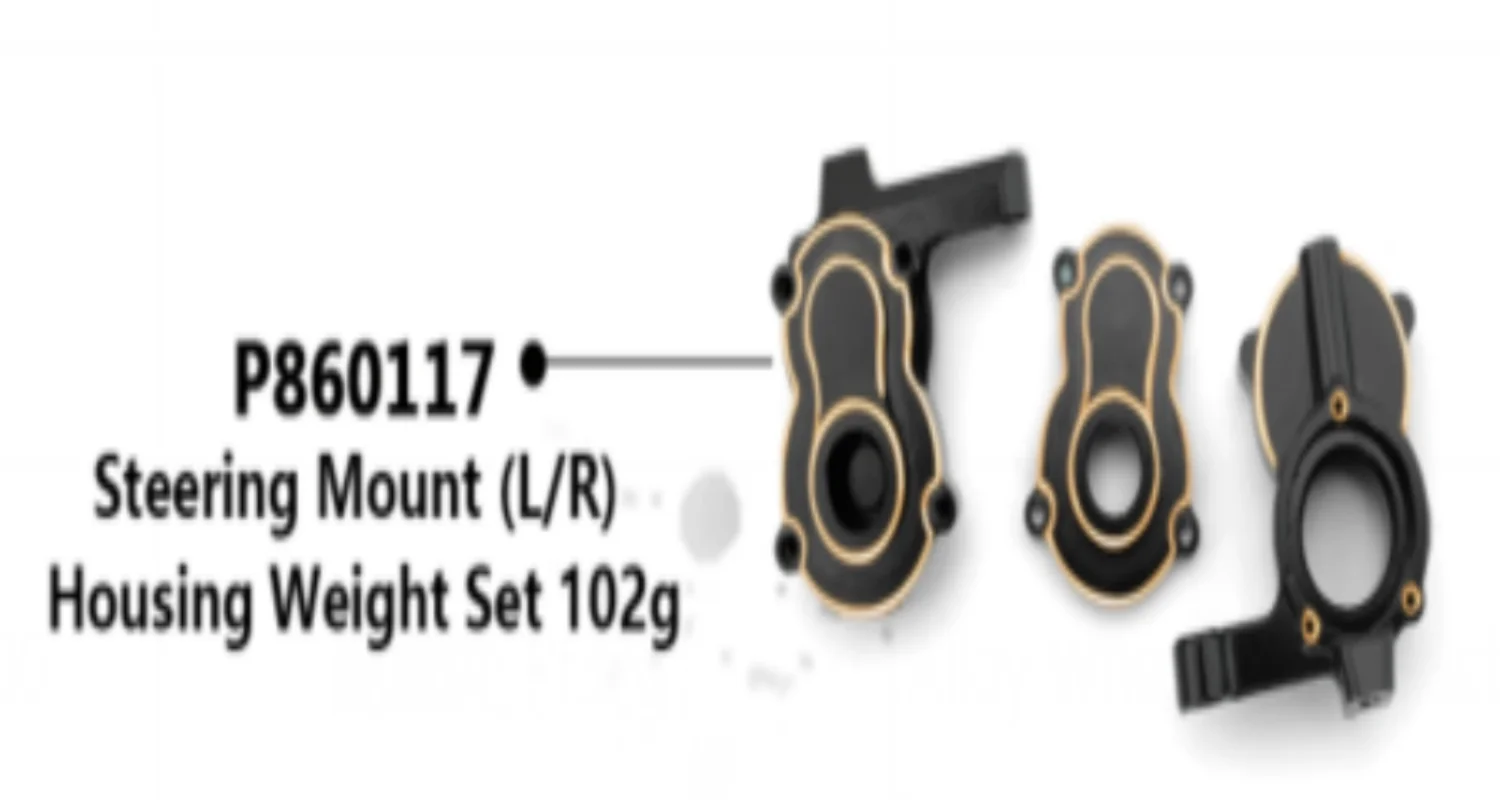 

RGT Spare Parts P860117 Steering Mount L/R(Cu.) Housing Weight set(Cu.) 102g For EX86170 1/10 Electric Remote Control Cars