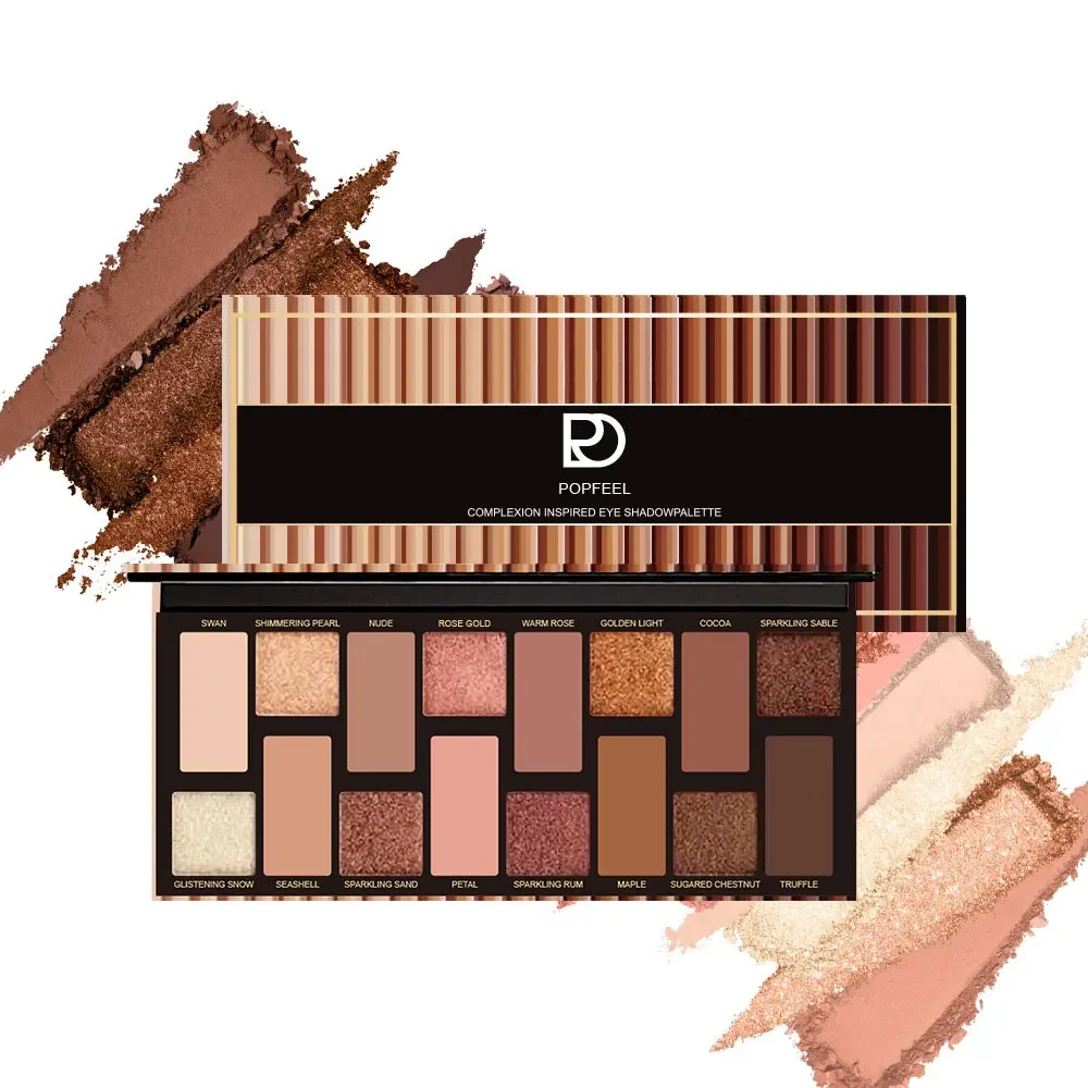 16 色のアイシャドウパレットグリッター目シマーマットアイシャドウ韓国メイク女性のための化粧品アイシャイン防水