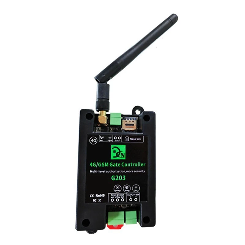 Controlador de acceso GSM 2G, Control remoto, abridor de puerta, interruptor de relé de encendido/apagado remoto para Control de acceso, puerta de garaje, enchufe del Reino Unido