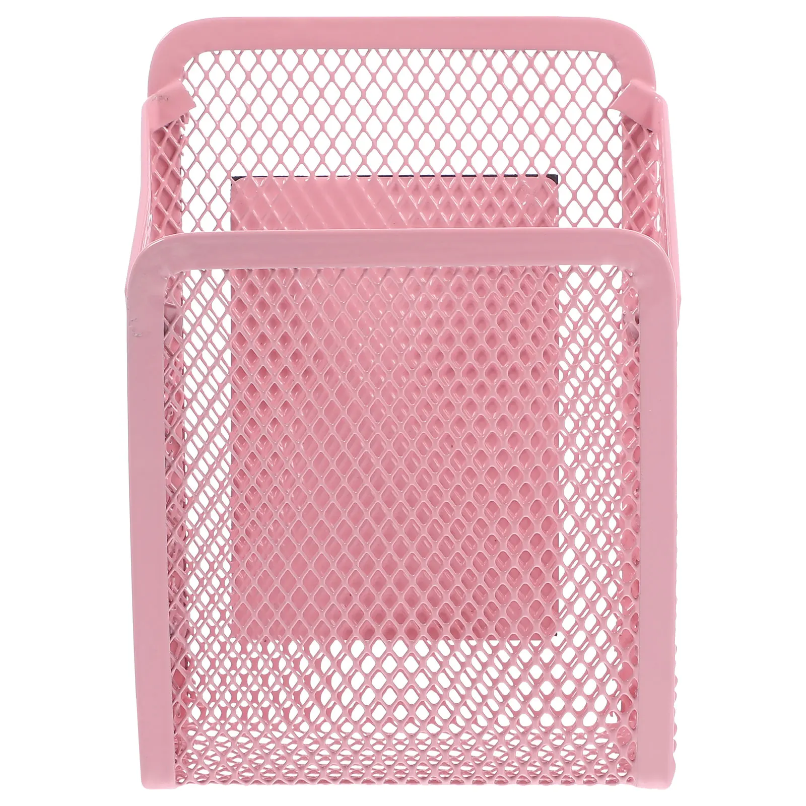 

Magnetic Whiteboard Pen Holder Pink 9x6 8x13cm Iron Desk Organizer for Pens Pencils Markers Erasers Rulers Metal Surface