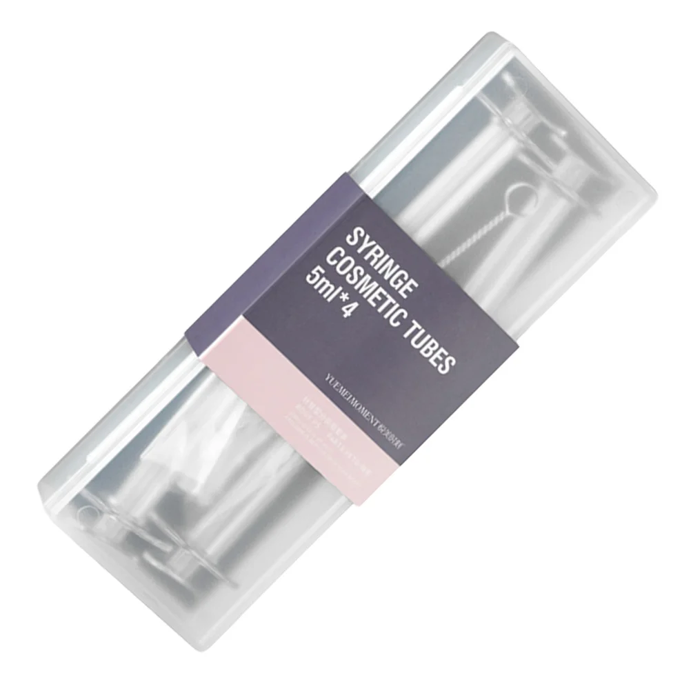 

1Set Travel Tubes Durable Lightweight Transparent Container Makeup Foundation Lip Gloss Dispenser Bottle