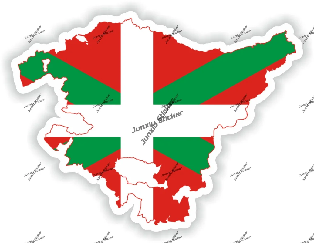 

Basque Country Trendy Wall Waterproof Sticker Accessory Sticker Pais Funny Motorcycle Durable Truck Anime Scratch Anti Vasco