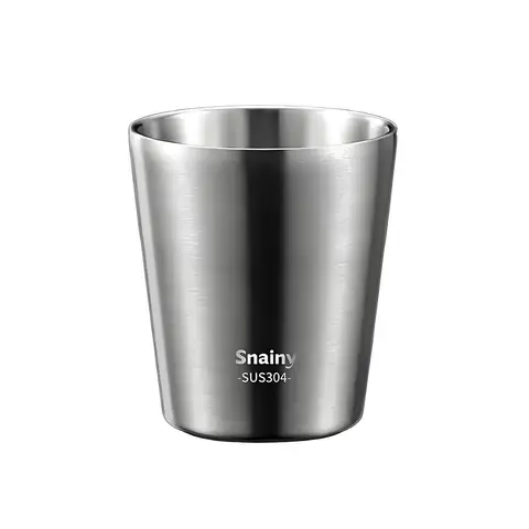 LFGB Certified Pure 304 Stainless Steel Baby Water Cup Ultra Thick Fall Resistant Heat Insulating Tumbler Child-safe Milk Cup
