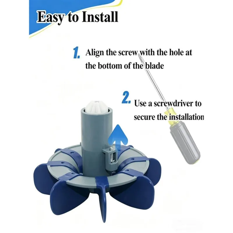 【Price Drop !!】For MX6/For MX8 Pool Cleaner Replacement Parts 2Pcs R0714300 Cyclonic Scrubbing Turbine Assembly With Rotating Br
