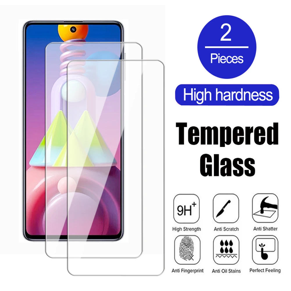 2Pcs Glass For Samsung Galaxy M31 M32 M33 M34 M42 M51 M52 M53 M54 M62 4G 5G Screen Protector Samsung M31S Tempered glass Film 9H