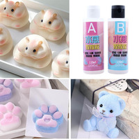 Liquid Silicone for Squishy Make Super Soft Silicone Rubber Making Kits 1:1 AB Ratio Mix for Taba Squishy DIY Decompression Gift