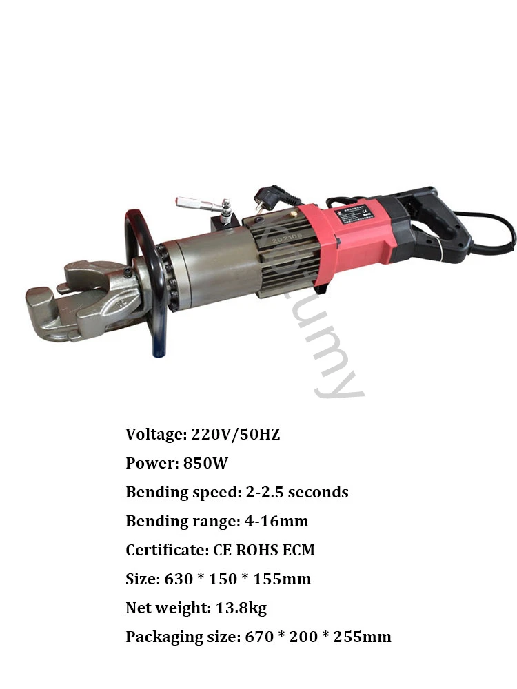 Cintreuse et Redresseur de Barres en Acier, Portable, Multifonctionnel, Électrique, Hydraulique, 4-22mm