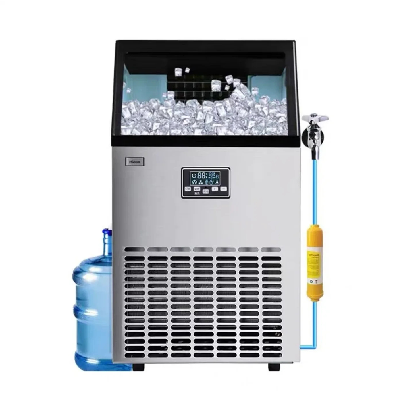 

China Factory Split Commercial Ice Machines 130kg/24Hrs Ice Cube Machine Use for Cold Drink