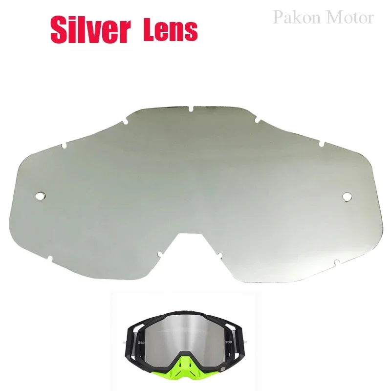 Motocross Glasses Replace 100 Lens Offroad MotorATV Motorcycle Goggles Color Lens Helmet Glasses Lens Accessories Spare Len