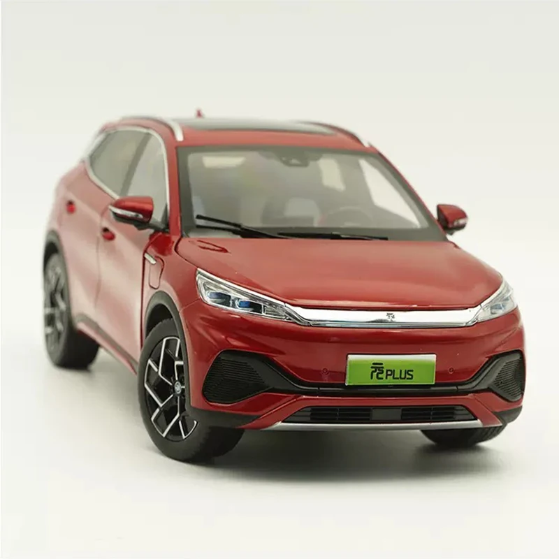 1:18 Scale BYD YUAN PLUS EV SUV Simulation Alloy Car Model Diecast Toy Collectible Ornament