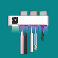 Multi functional toothbrush holder disinfection box, intelligent timed drying and disinfection to meet household needs