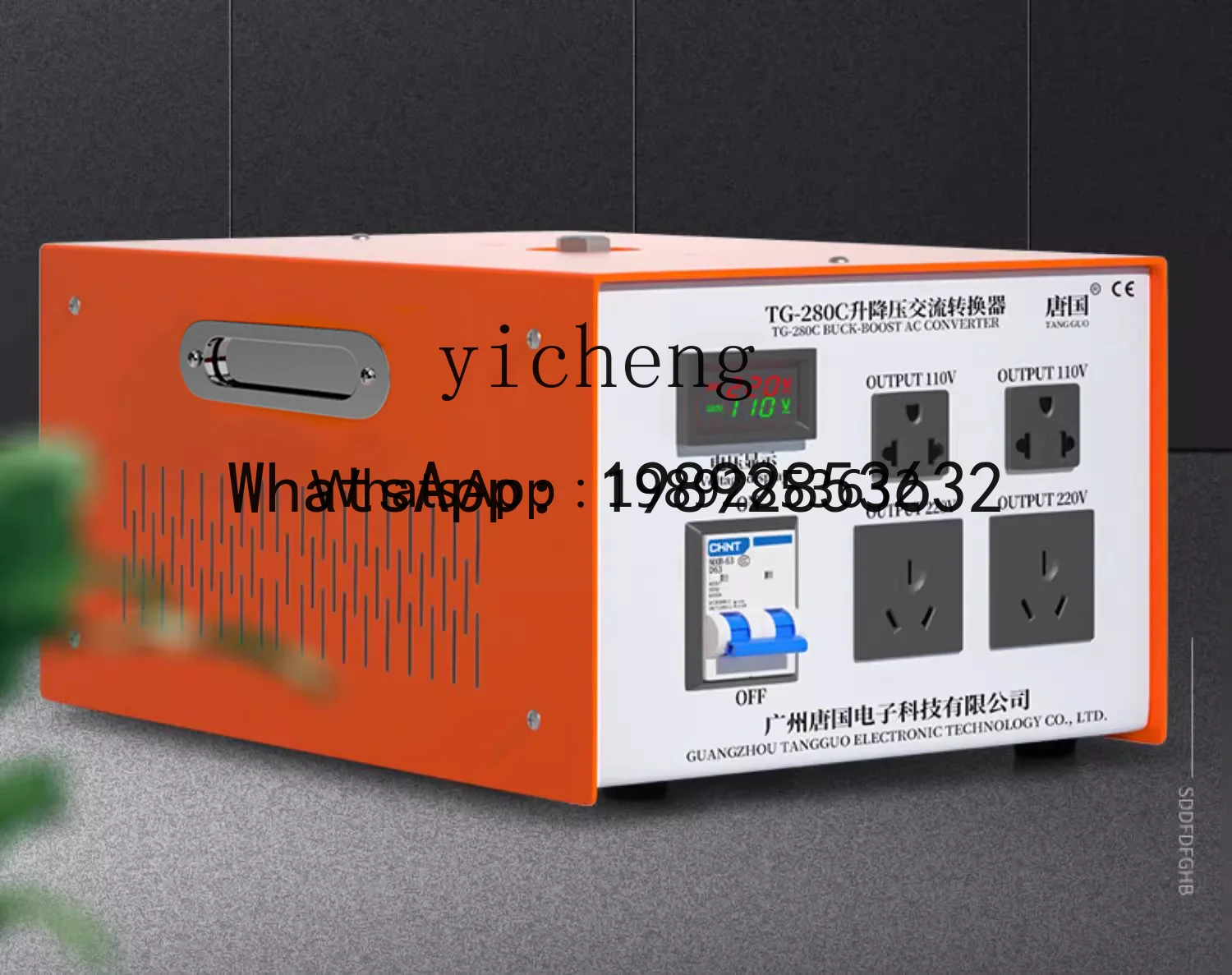 Trafo ABB 220v ke 110v versi industri daya tinggi konverter tegangan 110v ke 220v 4000W5000W