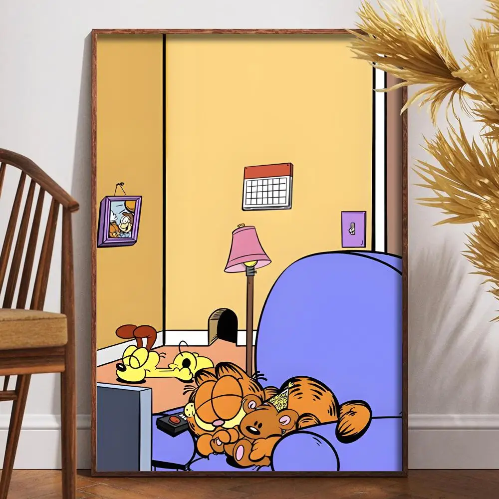 g-garfield Poster Nordic style room wall decoration self-adhesive HD waterproof AFE bar