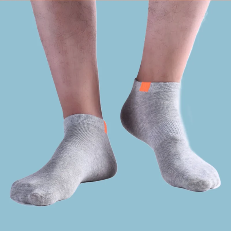 Calcetines tobilleros transpirables de algodón para hombre y mujer, medias cortas de corte bajo, cómodas e informales, 5/10 pares, novedad de 2024