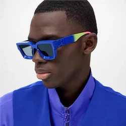 Fashion Classic Luxury Brand Designer Oversized Square Sunglasses Men Women Shield Big Frame Trend Sun Glasses Punk Shades UV400