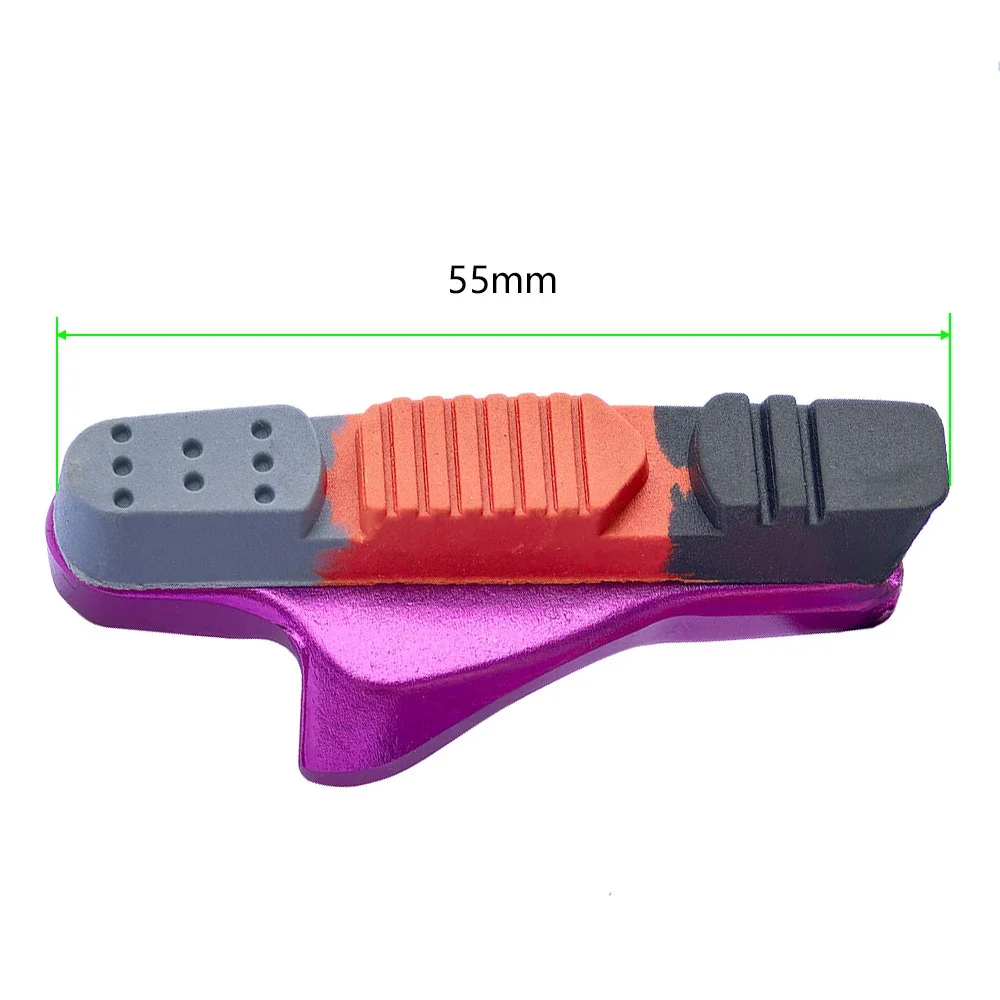 New Road Bike Brake pads For Rim C Brake CNC Bicycle Braking V-Brake Holder Shoes Rubber Block Durable Cycling Accessories