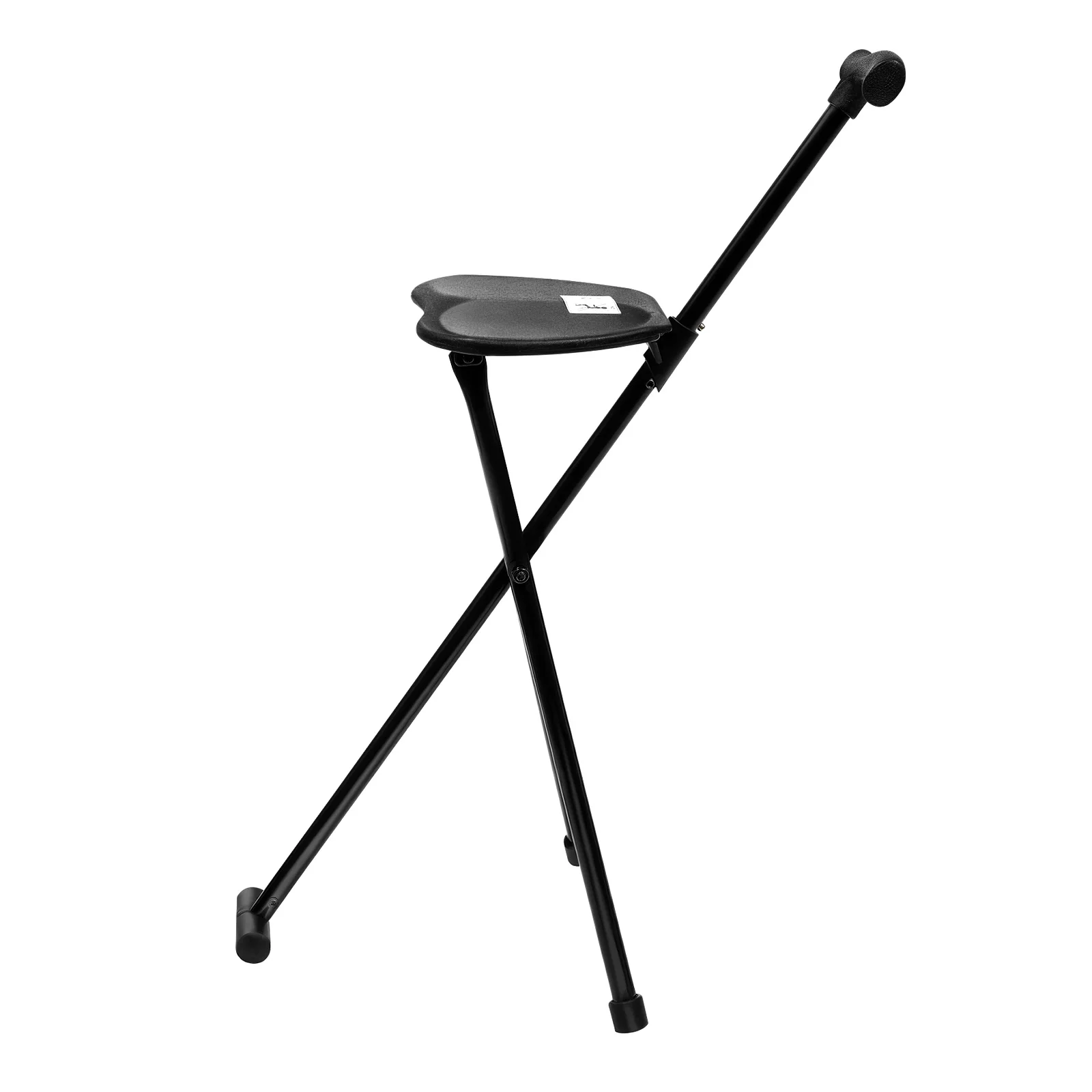 

Folding Cane with Seat Walking Stick Chair ortable Stool Supports 250lbs for Travel Elderly & Outdoor Use