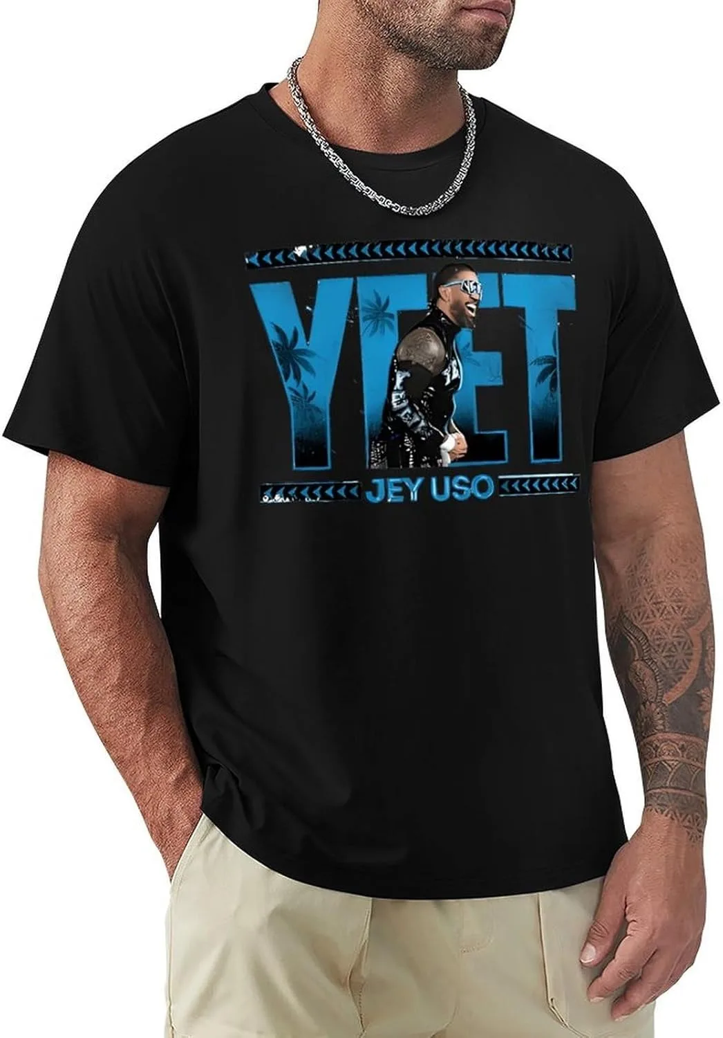 

Jey Uso Tee Merch T-shirts Cosplay Women Men Fashion Casual Crewneck Clothing Short Sleeve Streetwear T-shirt Gift