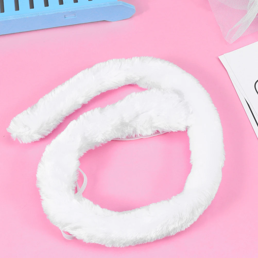 2 pçs animal cauda traje acessórios para halloween cosplay festa adereços crianças tema caudas vestir-se confortável usar longa duração