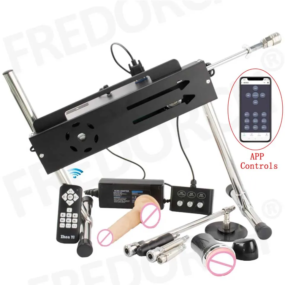 

FREDORCH 120W Powerful Quiet Sex Machine with Attachments for Women and Men Automatic Masturbation Machine with Dildo Sex Toys