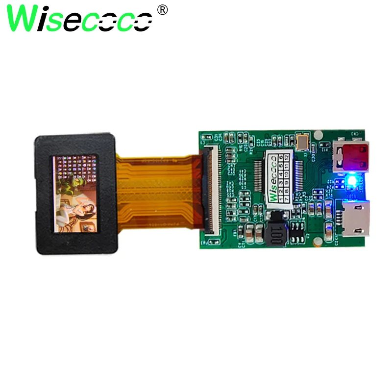 0.71 Inch AMOLED Display 1920x1080 OLED Head Mounted Display Micro Screen 60Hz Micro USB Driver Board