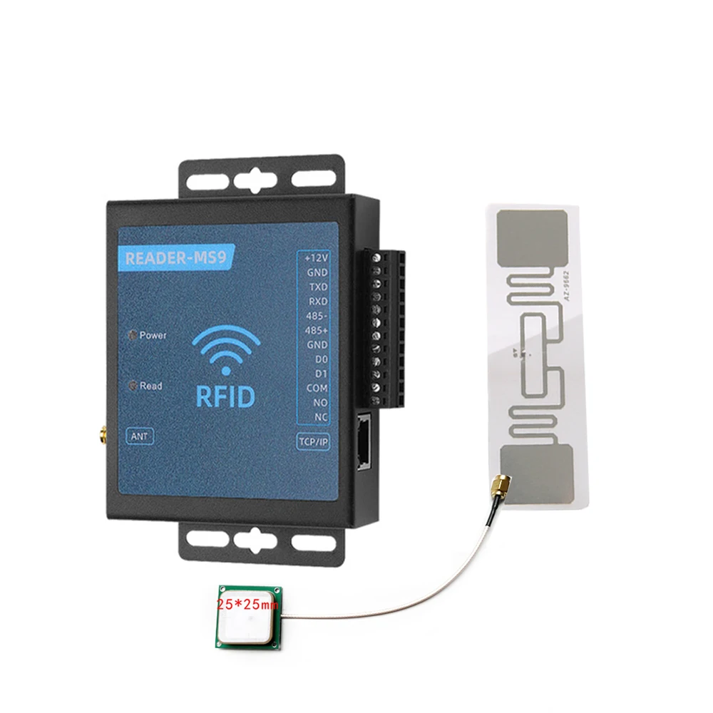 860-926mHz UHF RFID Reader Wg26/34 RS485 TCP/IP port module RFID UHF reader Win/Android SDK Relay for Access Control