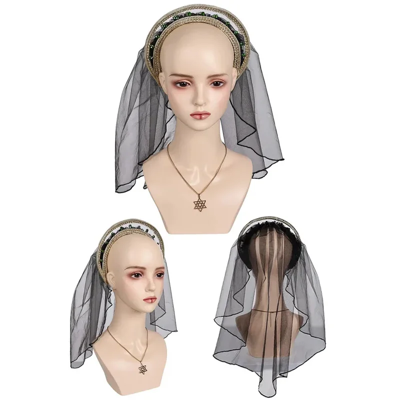 Alicent-collar tocado de torre alta para Cosplay, accesorios de disfraz, disfraz de casa de TV, tocado de juego de rol de dragón, accesorio de traje de Halloween