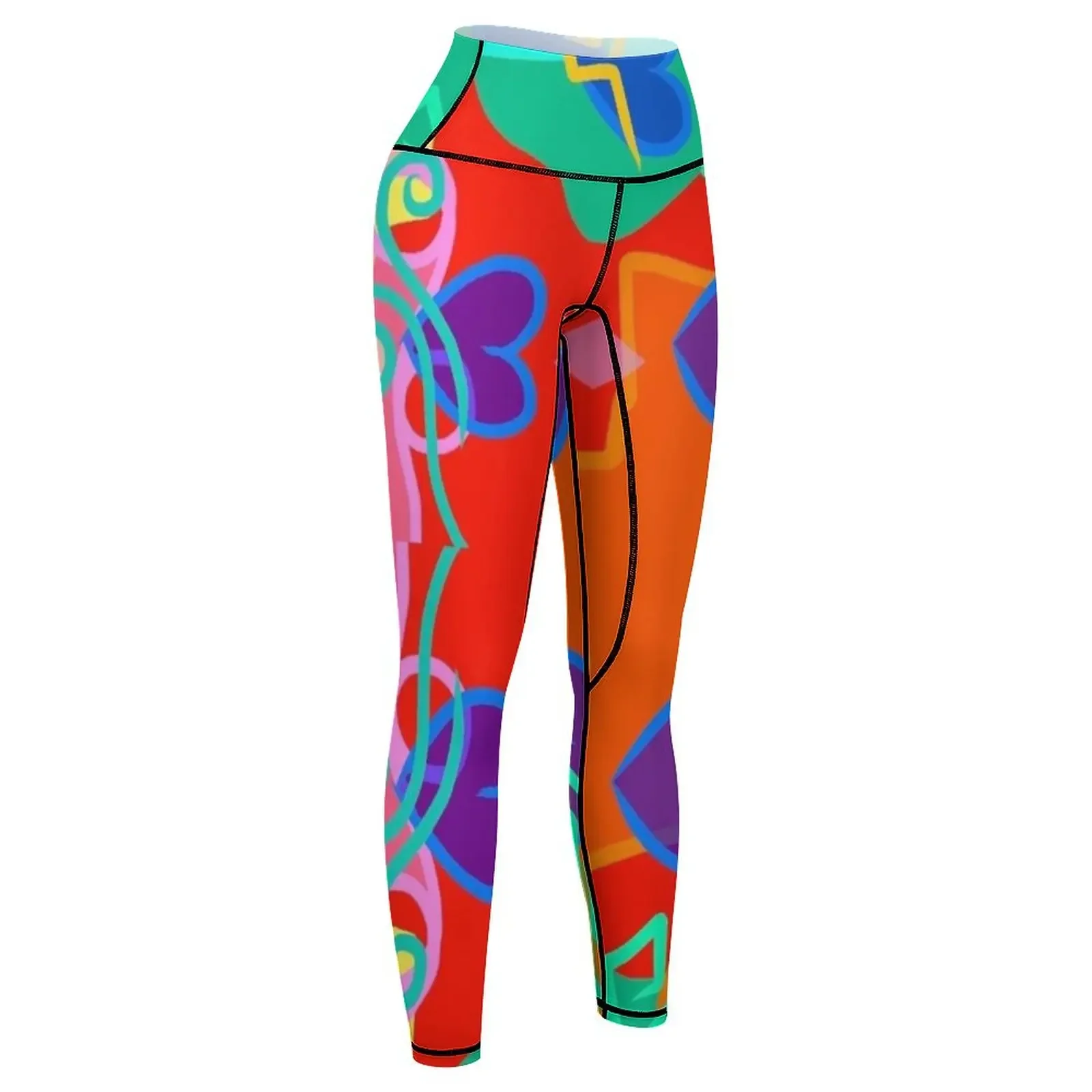 Let's Appreciate Art Leggings Sweatpants jogging pants gym top leggins push up woman Womens Leggings 6